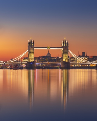 photos of London - Tower Bridge from Bermondsey Wall