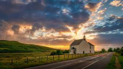 photo locations in Scotland - Snizort Church