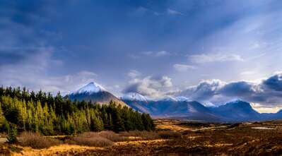 Highland Council photo locations - Cuillin Mountains - A87 View