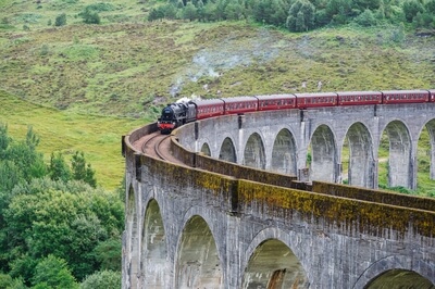 Photo of Hogwart's Express, Glenfinnan Viaduct - Hogwart's Express, Glenfinnan Viaduct