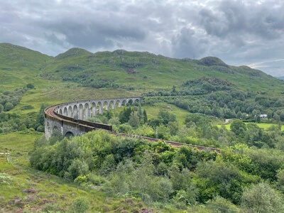 Image of Hogwart's Express, Glenfinnan Viaduct - Hogwart's Express, Glenfinnan Viaduct