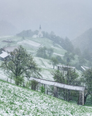 Slovenia instagram spots - Spodnje Danje - Village View