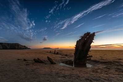 Wales photo locations - Wreck of the Helvetia