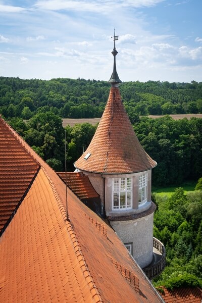View from the Butter Tower of the Nové Město Castle