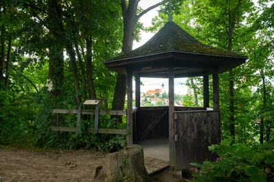 The garden house at Dvoracek's lookout (Dvořáčkova vyhlídka)