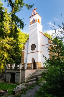 Czechia images - Virgin Mary Rokolska church in Rokole