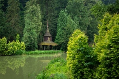 instagram spots in Czechia - Chinese Pavilion in the Opočno Castle park