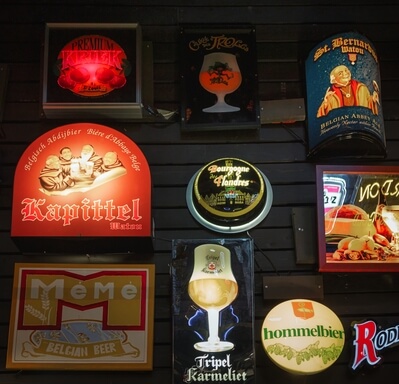 photos of Bruges - Bruges Beer Wall
