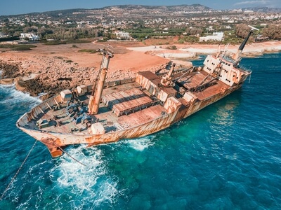 Peyia instagram spots - EDRO III Shipwreck
