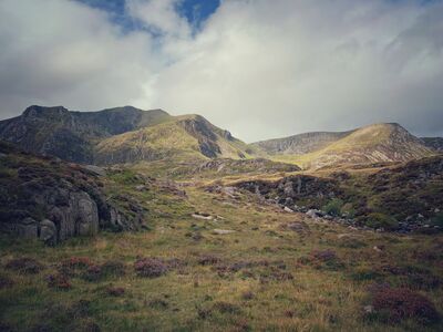 A few iPhone snaps (retouched in Snapseed) on the pathway up from the visitors centre to Lyn Idwal