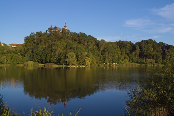 Sveta Trojica, view from Gradiško lake
