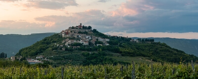 pictures of Istria - Motovun Town View