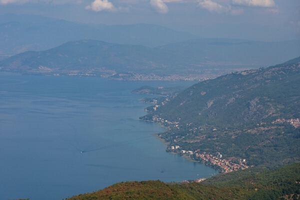 Galičica NP - Koridski Rid Viewpoint - views on Ohrid town