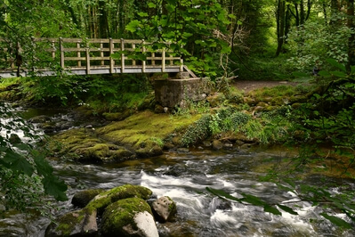pictures of North Wales - Afon Dwyfor river, Llanystumdwy