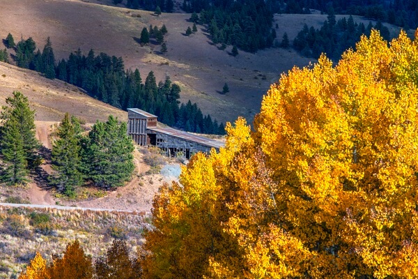 I drove into the mountains above Creede, Colorado, during the fall and discovered this abandoned silver mine. I love how the golden aspens help frame the mine, showcasing just how beautiful the Rocky Mountains are during the autumn.