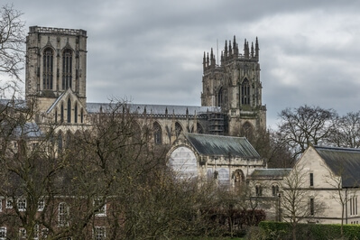 Picture of View of York Minster from the City Walls - View of York Minster from the City Walls