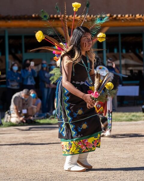 Sky City Buffalo Ram Dancers from the Acoma Pueblo