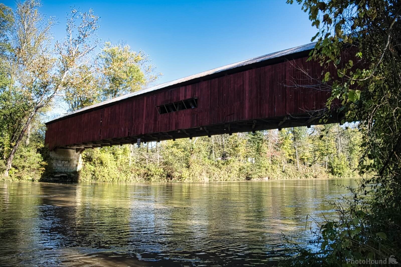 Image of Cox Ford Covered Bridge by Brad Barnes
