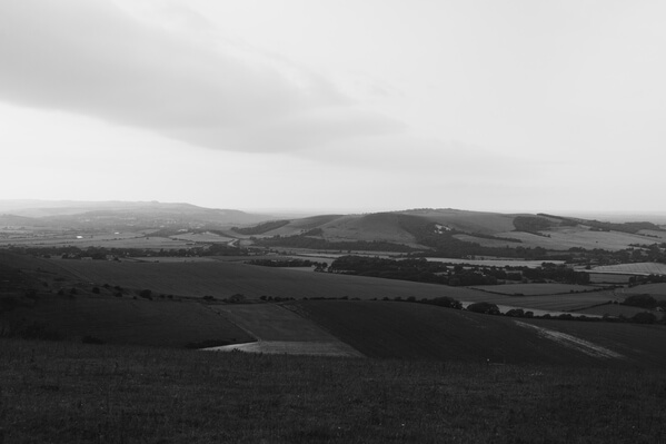 View from Firle Beacon, July 2021