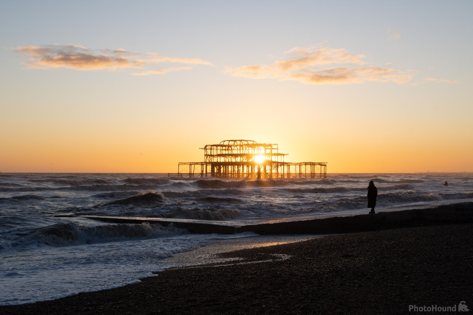 Image of West Pier ruins by Richard Joiner