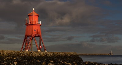 Picture of Herd Groyne Lighthouse, South Shields - Herd Groyne Lighthouse, South Shields