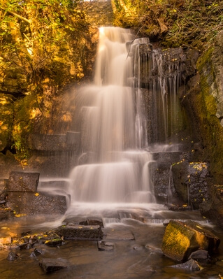 images of The Yorkshire Dales - Harmby Waterfall