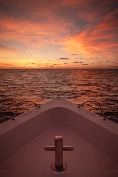 Sunset boat trip
