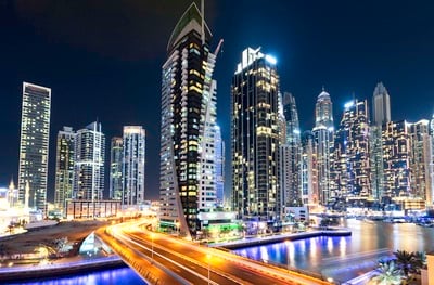 photography locations in Dubai - Dubai Marina from 4th Floor Trident Bayside 