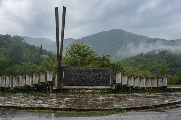 Monument to Fallen Freedom Fighters at Rijeka Crnojevića
