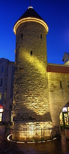 One of the towers of Viru gate
