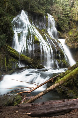Skamania County instagram spots - Panther Creek Falls
