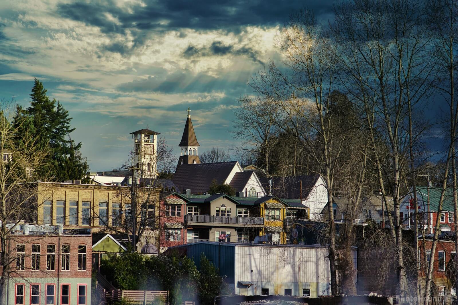 Image of Old Town Snohomish, Washington by Steve West