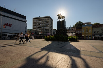 images of Serbia - King Milan Square