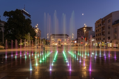 Nisavski Okrug instagram spots - King Milan Square