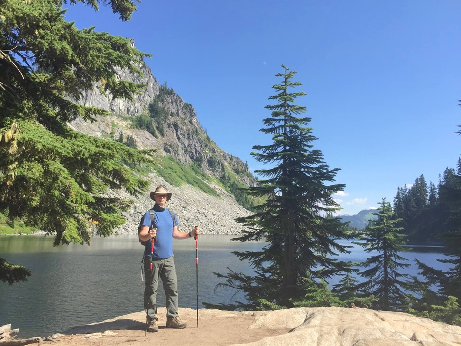 Image of Lake Vahalla, Stevens Pass,  Pacific Crest Trail by Steve West