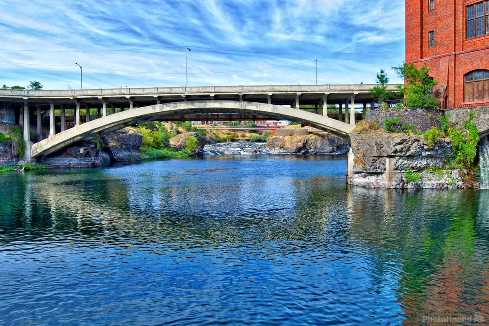 Image of Upper Spokane Falls, Post Street Bridge by Steve West