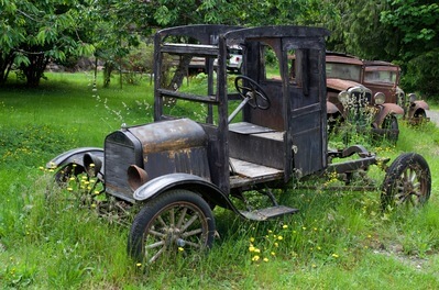 Picture of Old Car and Farm Implement Collection - Old Car and Farm Implement Collection