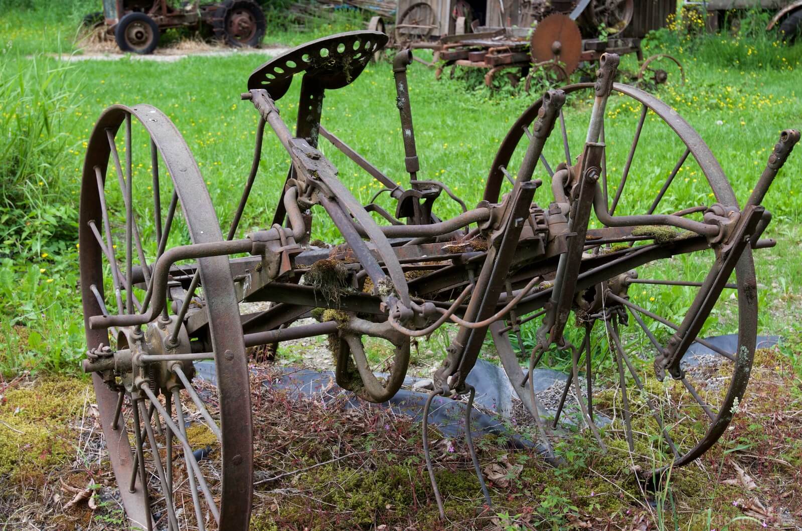 Image of Old Car and Farm Implement Collection by Steve West