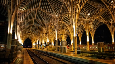 photo spots in Lisboa - Lisbon Oriente Train Station