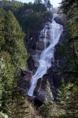 British Columbia photography spots - Shannon Falls