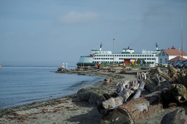 The ferry access has since moved to a new location further to the east of the old one.