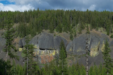Photo of Blewett Pass Lava Formations - Blewett Pass Lava Formations