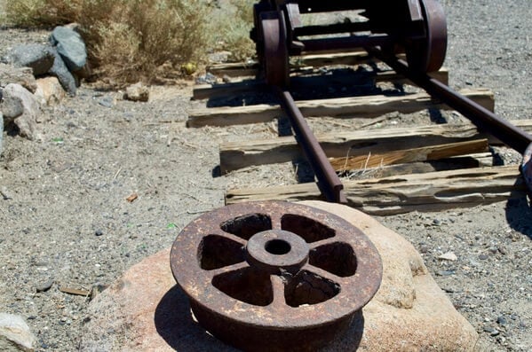 Old mining relics