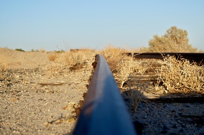 instagram spots in California - Abandoned Salton Sea Railroad Track