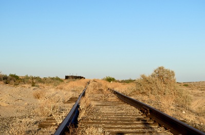 Photo of Abandoned Salton Sea Railroad Track - Abandoned Salton Sea Railroad Track