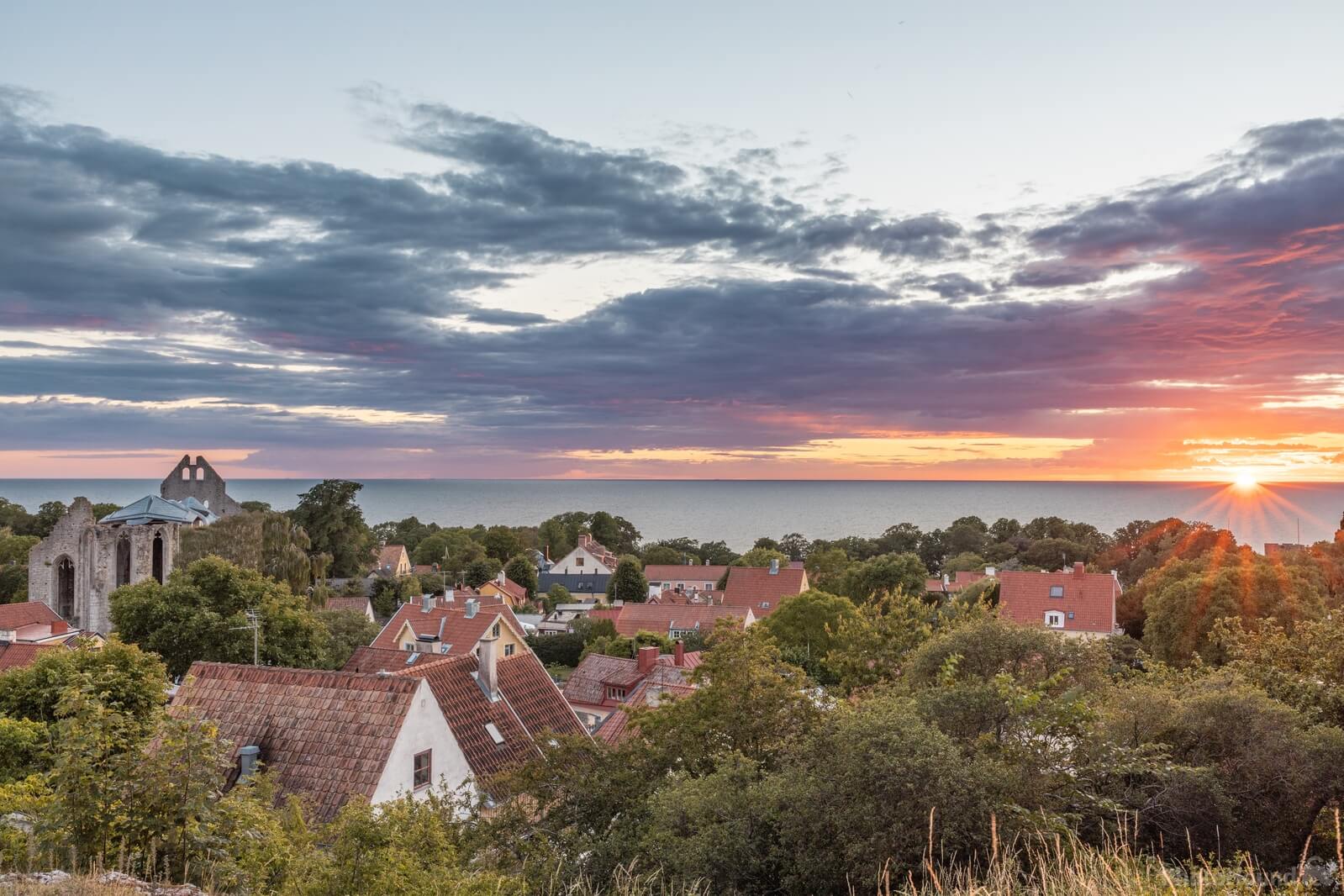 Image of Visby Old Town from the Northern Gate by Julien Pröpper