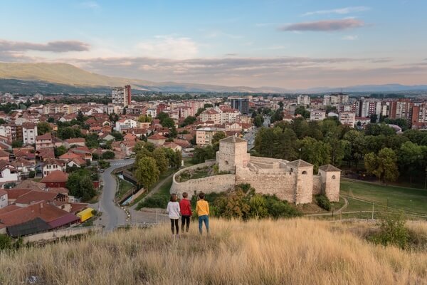 Views on Pirot and its old fortress - Kale or Momčilov grad