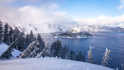 Picture of Crater Lake - Discovery Point Trail - Crater Lake - Discovery Point Trail