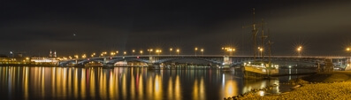 Hessen instagram spots - Theodor Heuss Bridge at the river Rhine in Mainz/Wiesbaden