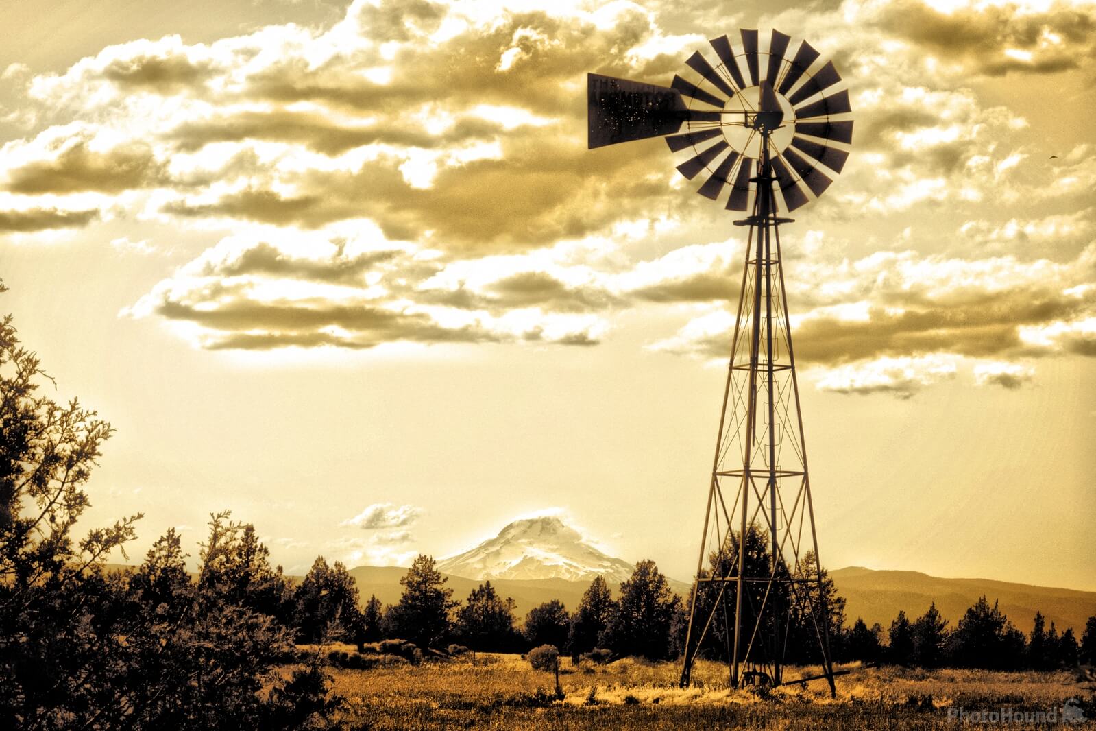 Image of Windmill of Wapinitia Highway 216 Oregon by Steve West